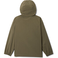 Columbia camiseta montaña manga larga niño Skien Valley Hooded Long Sleeve Shirt vista trasera