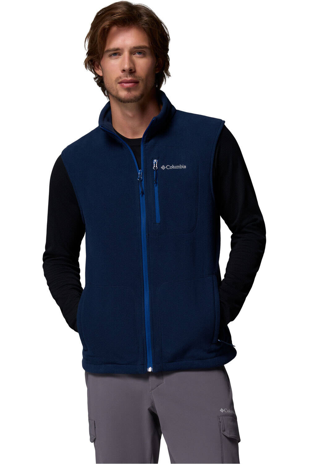Columbia chaleco outdoor hombre Fast Trek Fleece Vest vista frontal