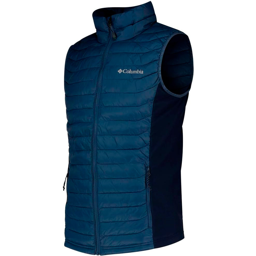 Columbia chaleco outdoor hombre Powder Pass Hybrid Vest vista detalle