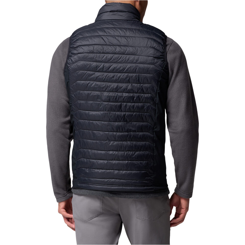 Columbia chaleco outdoor hombre Powder Pass Hybrid Vest vista trasera