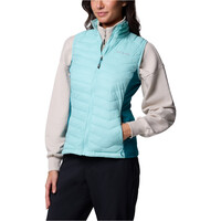 Columbia chaleco outdoor mujer Powder Pass II Hybrid Vest vista detalle