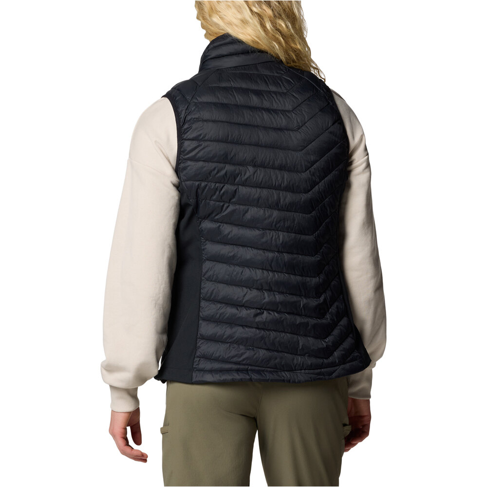 Columbia chaleco outdoor mujer Powder Pass II Hybrid Vest vista trasera
