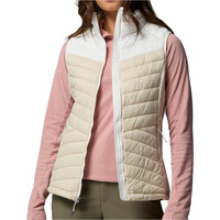 Columbia chaleco outdoor mujer Powder Pass III Hybrid Vest vista detalle