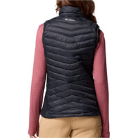 Columbia chaleco outdoor mujer Powder Pass III Hybrid Vest vista trasera