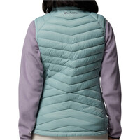 Columbia chaleco outdoor mujer Powder Pass III Hybrid Vest vista trasera