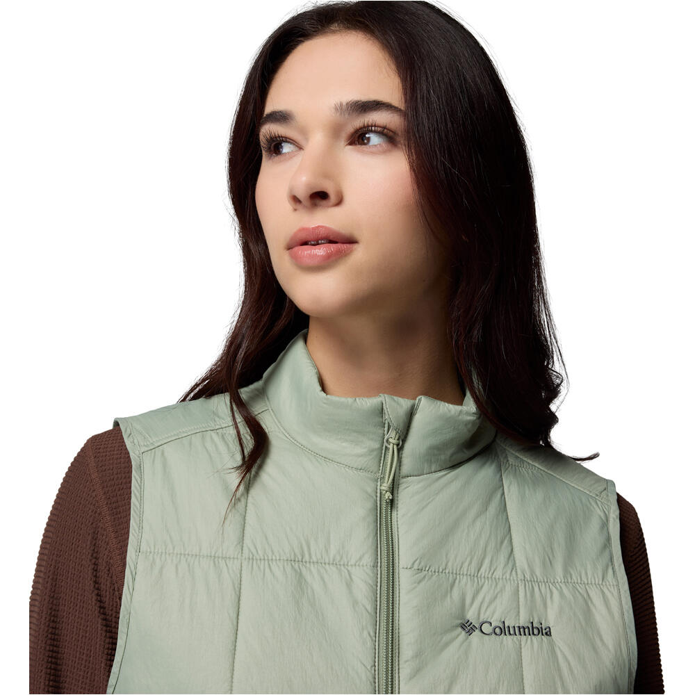 Columbia chaleco outdoor mujer Sienna Hill Quilted Vest vista detalle