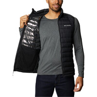 Columbia chaleco polar hombre Powder Lite II Vest vista detalle