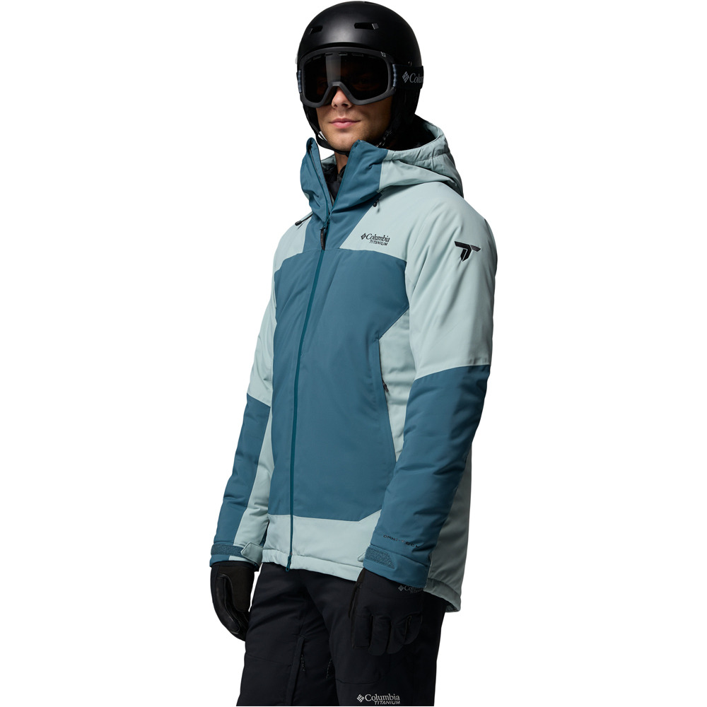 Columbia chaqueta esquí hombre Cirque Bowl Jacket Blue vista detalle