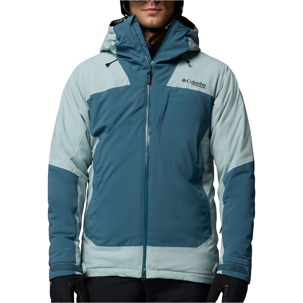 Columbia chaqueta esquí hombre Cirque Bowl Jacket Blue vista frontal