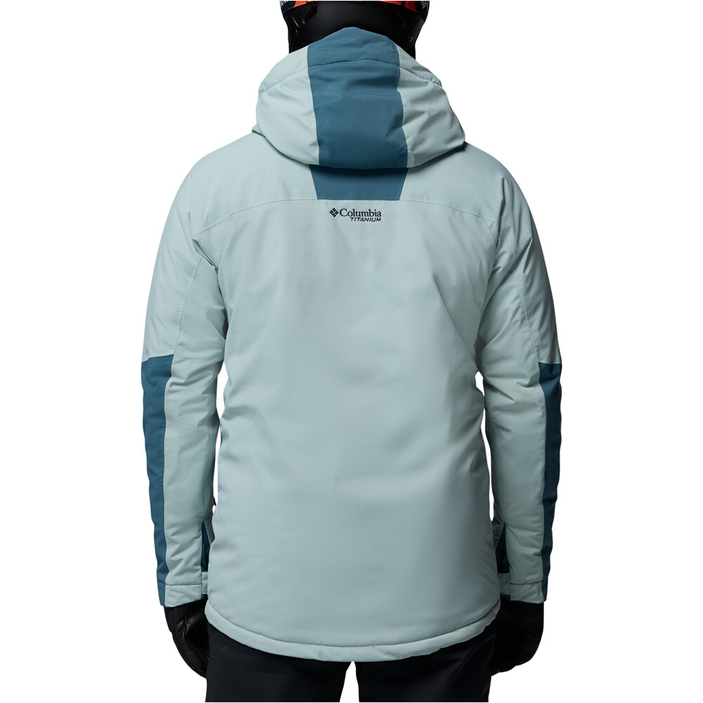 Columbia chaqueta esquí hombre Cirque Bowl Jacket Blue vista trasera