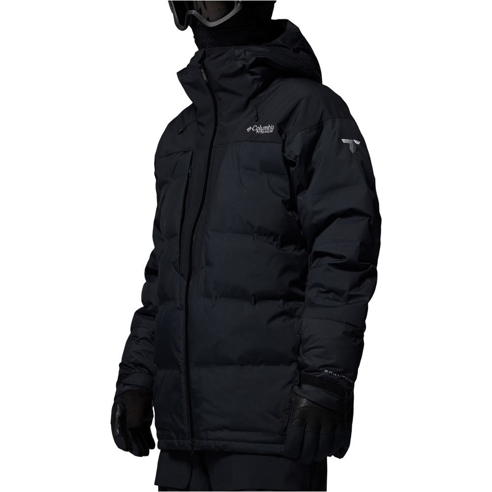 Columbia chaqueta esquí hombre Glacier Ridge Down Jacket vista detalle