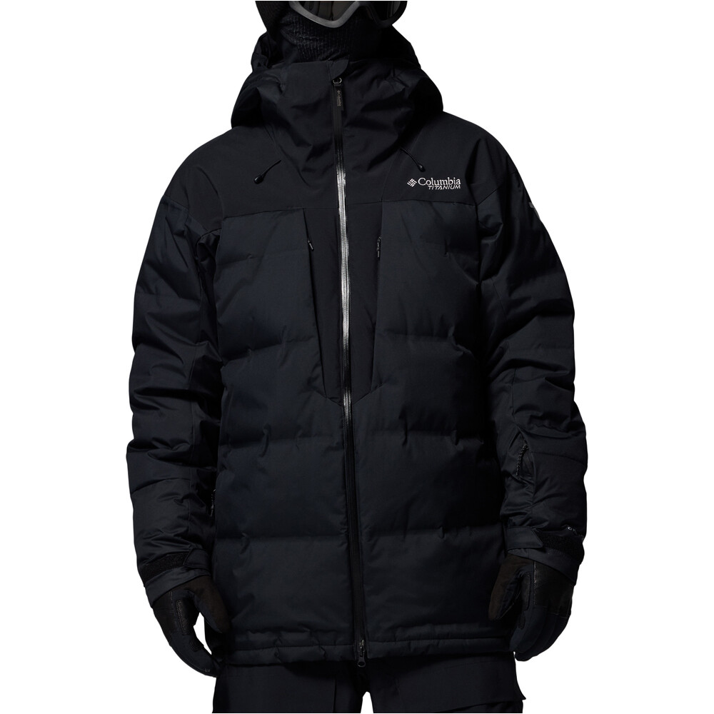 Columbia chaqueta esquí hombre Glacier Ridge Down Jacket vista frontal