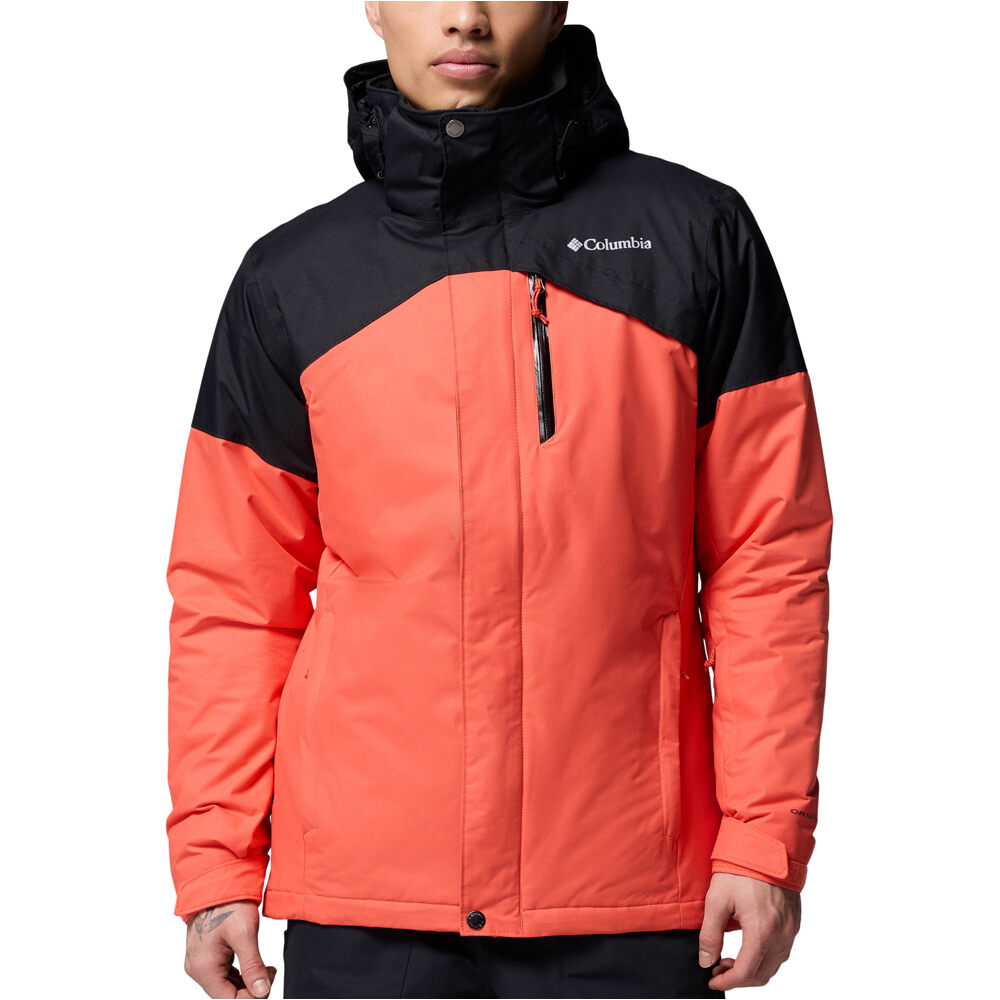 Columbia chaqueta esquí hombre Last Tracks II Jacket Orange vista frontal