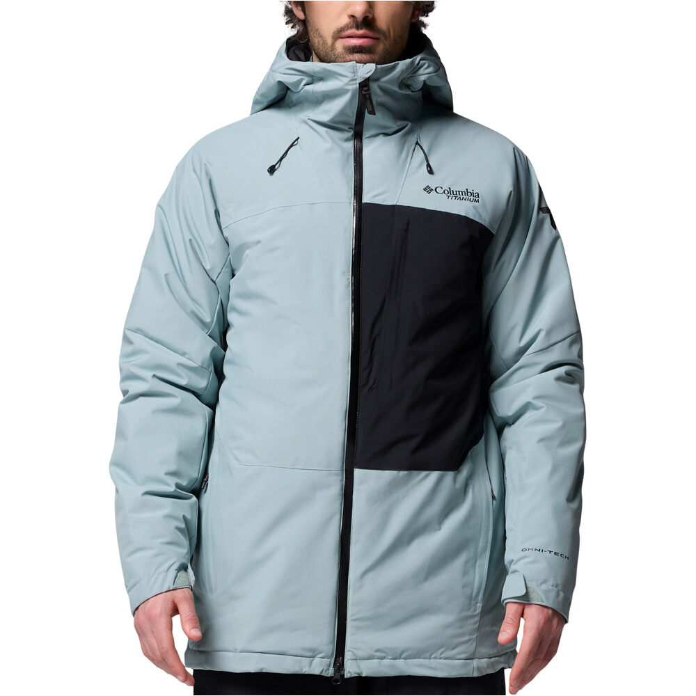 Columbia chaqueta esquí hombre Winter District III Jacket Blue vista frontal