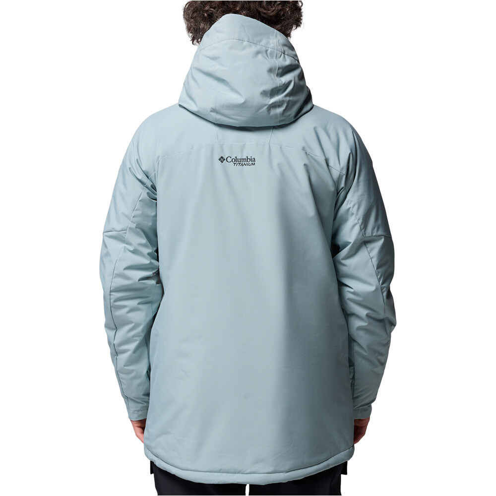 Columbia chaqueta esquí hombre Winter District III Jacket Blue vista trasera