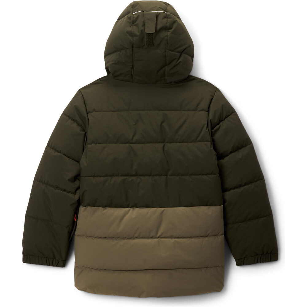 Columbia chaqueta esquí infantil Arctic Blast II Jacket Green vista trasera