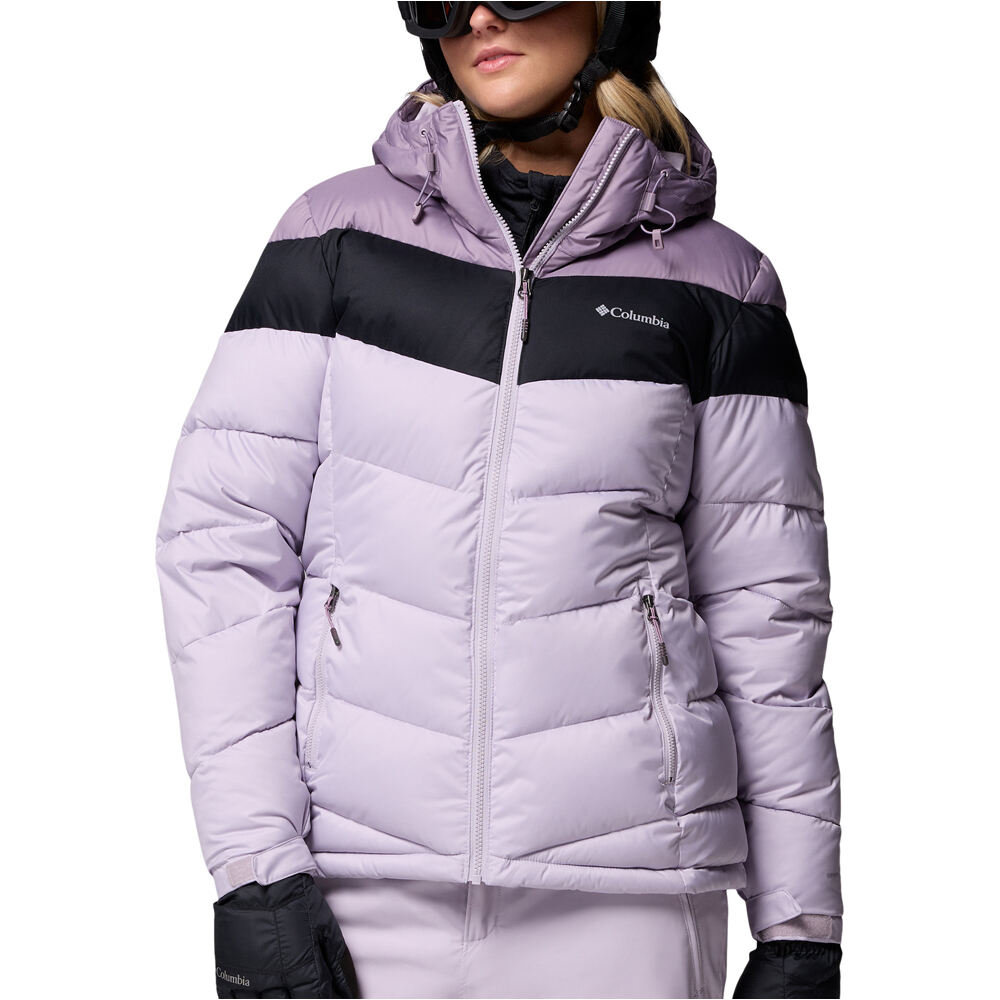 Columbia chaqueta esquí mujer Abbott Peak II Insulated Jacket Purple vista frontal