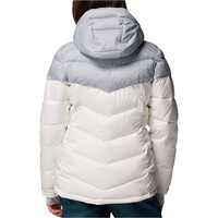 Columbia chaqueta esquí mujer Abbott Peak II Insulated Jacket White vista trasera