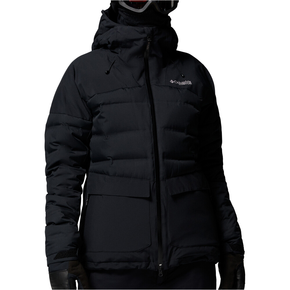 Columbia chaqueta esquí mujer Glacier Ridge Down Jacket vista frontal