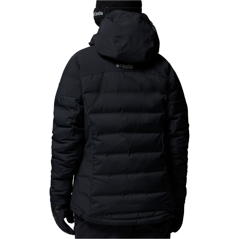 Columbia chaqueta esquí mujer Glacier Ridge Down Jacket vista trasera