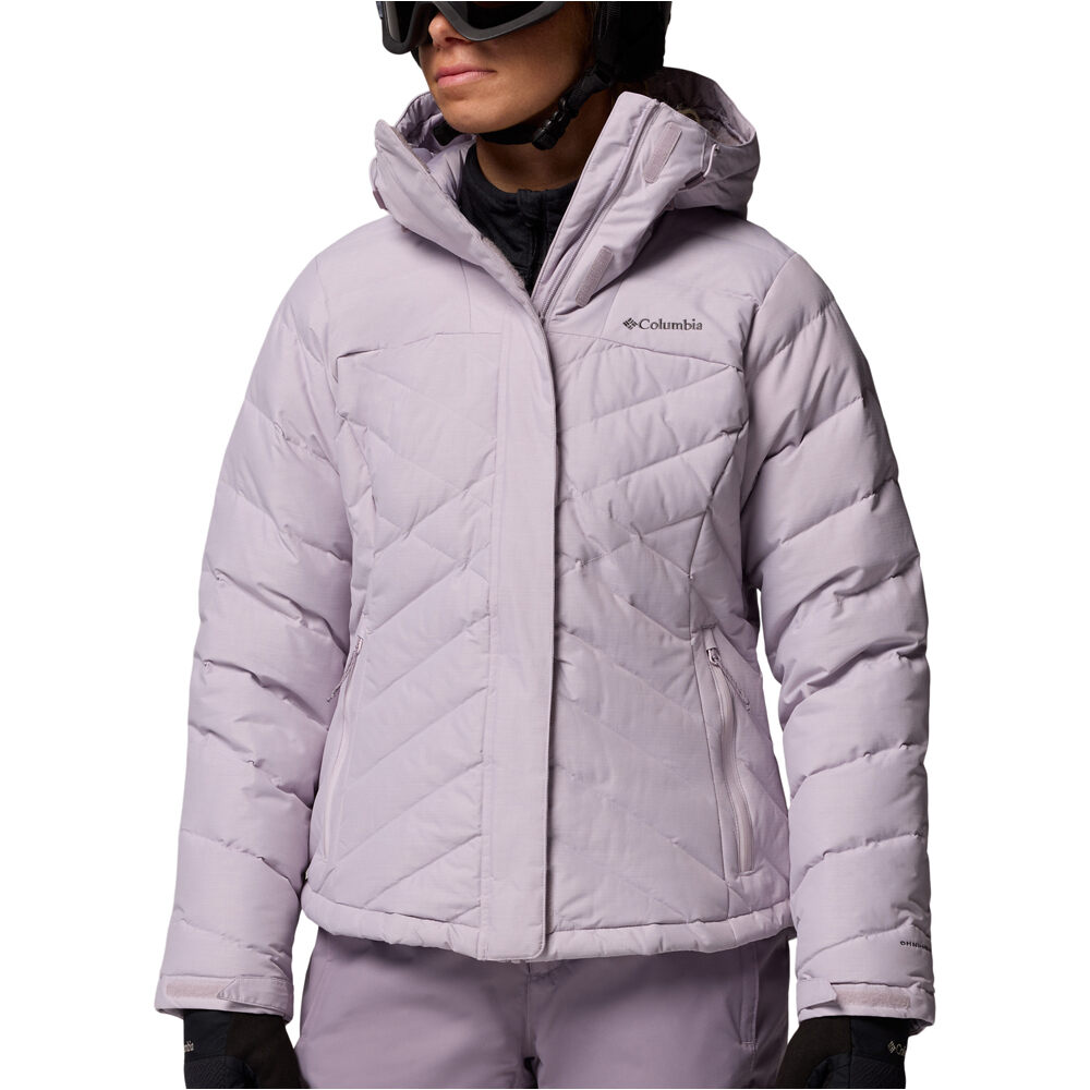 Columbia chaqueta esquí mujer Lay D Down V Jacket Purple vista frontal