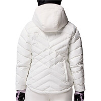 Columbia chaqueta esquí mujer Lay D Down V Jacket White vista trasera