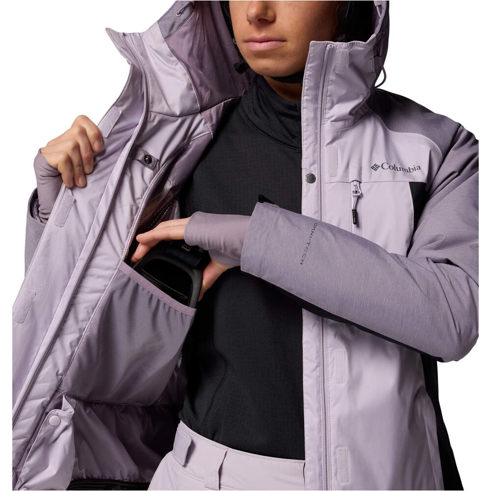 Columbia chaqueta esquí mujer Snowy Summit Insulated Jacket Purple 03
