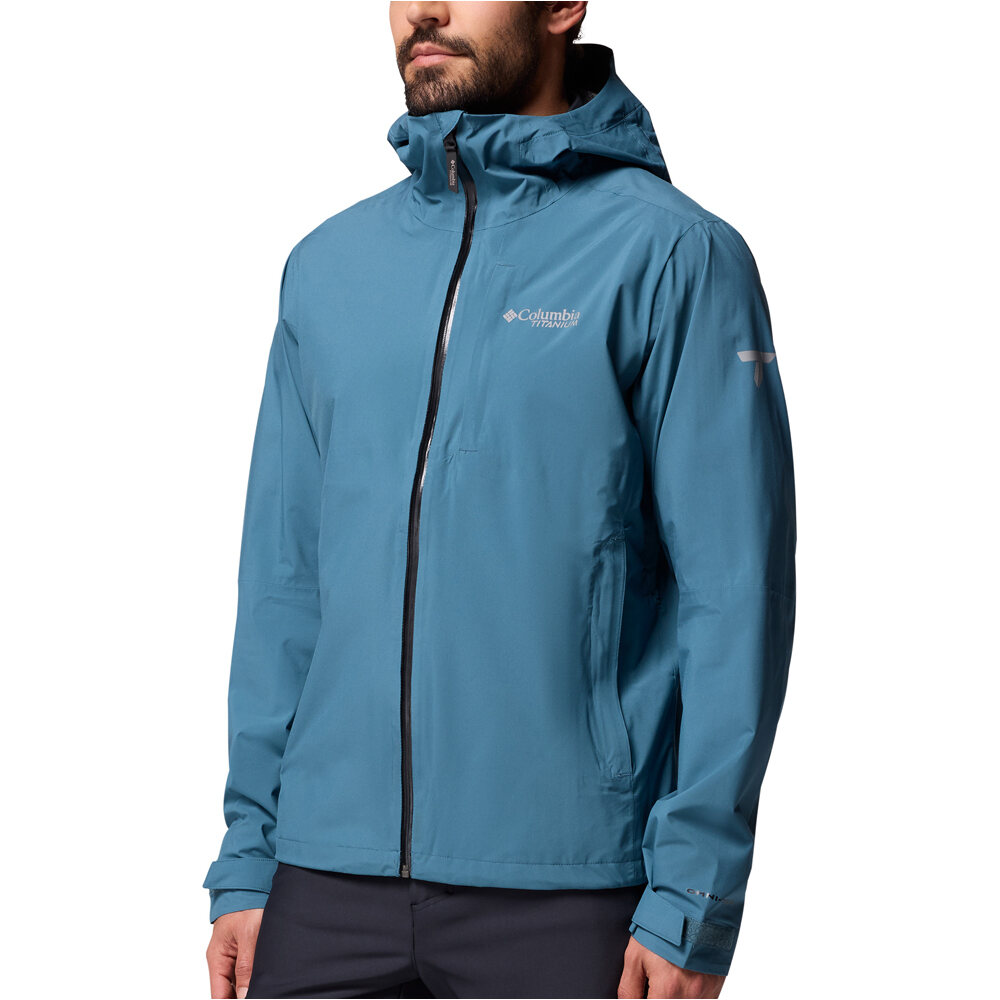 Columbia chaqueta impermeable hombre Ampli-Dry  II Shell vista detalle