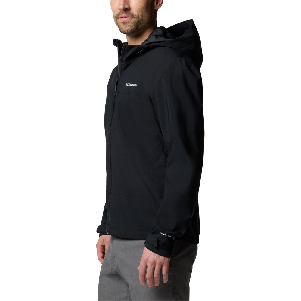 Columbia chaqueta impermeable hombre Boulder Falls Jacket vista detalle