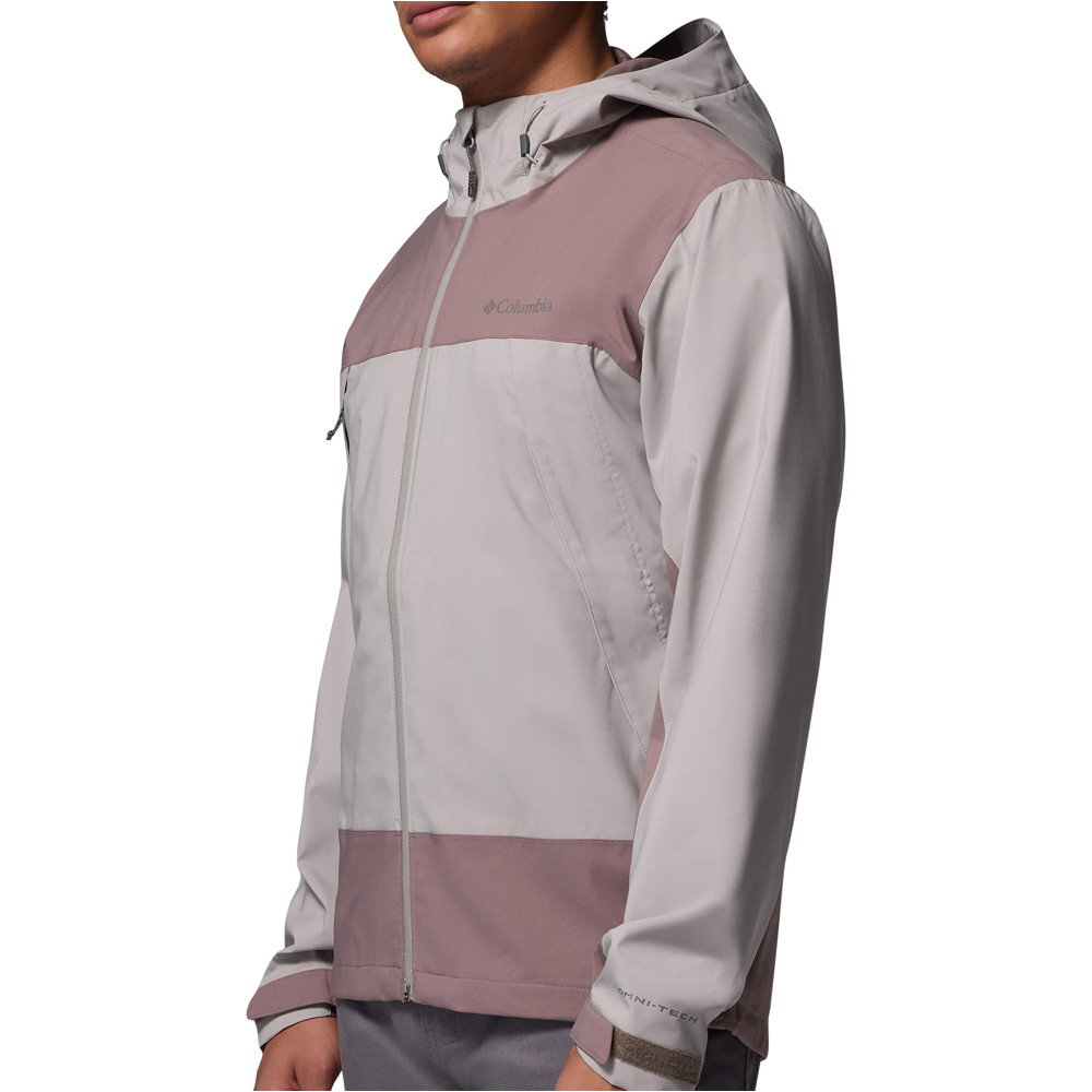 Columbia chaqueta impermeable hombre Boulder Falls Jacket vista detalle