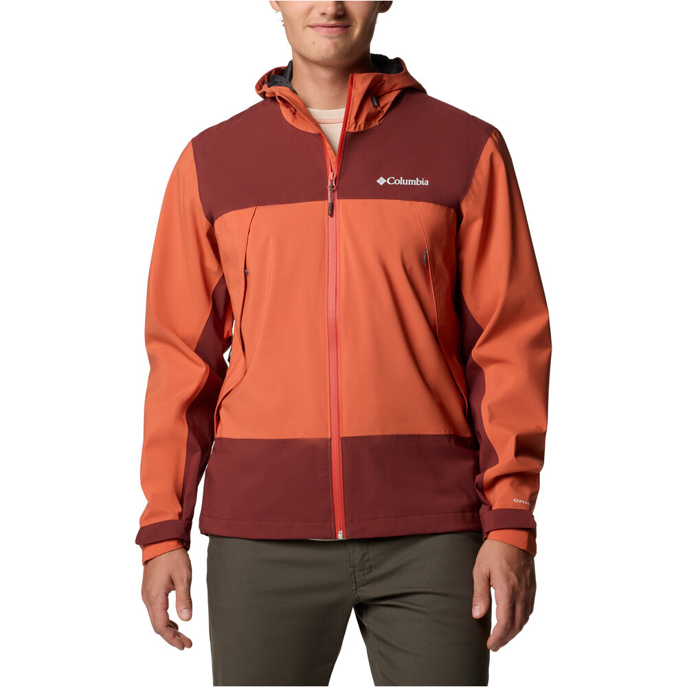 Columbia chaqueta impermeable hombre Boulder Falls Jacket vista frontal