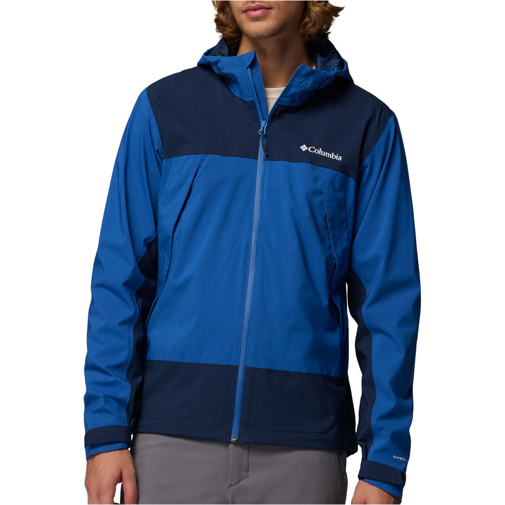 Columbia chaqueta impermeable hombre Boulder Falls Jacket vista frontal