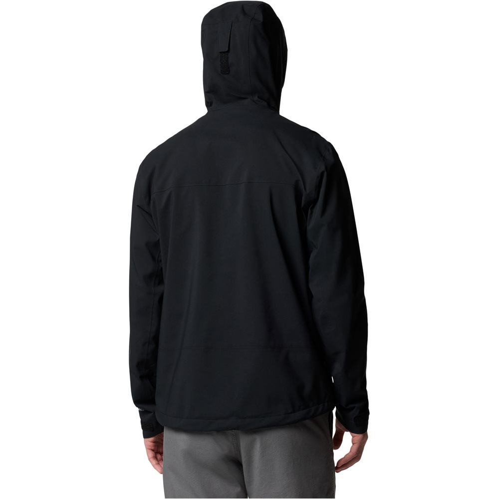 Columbia chaqueta impermeable hombre Boulder Falls Jacket vista trasera
