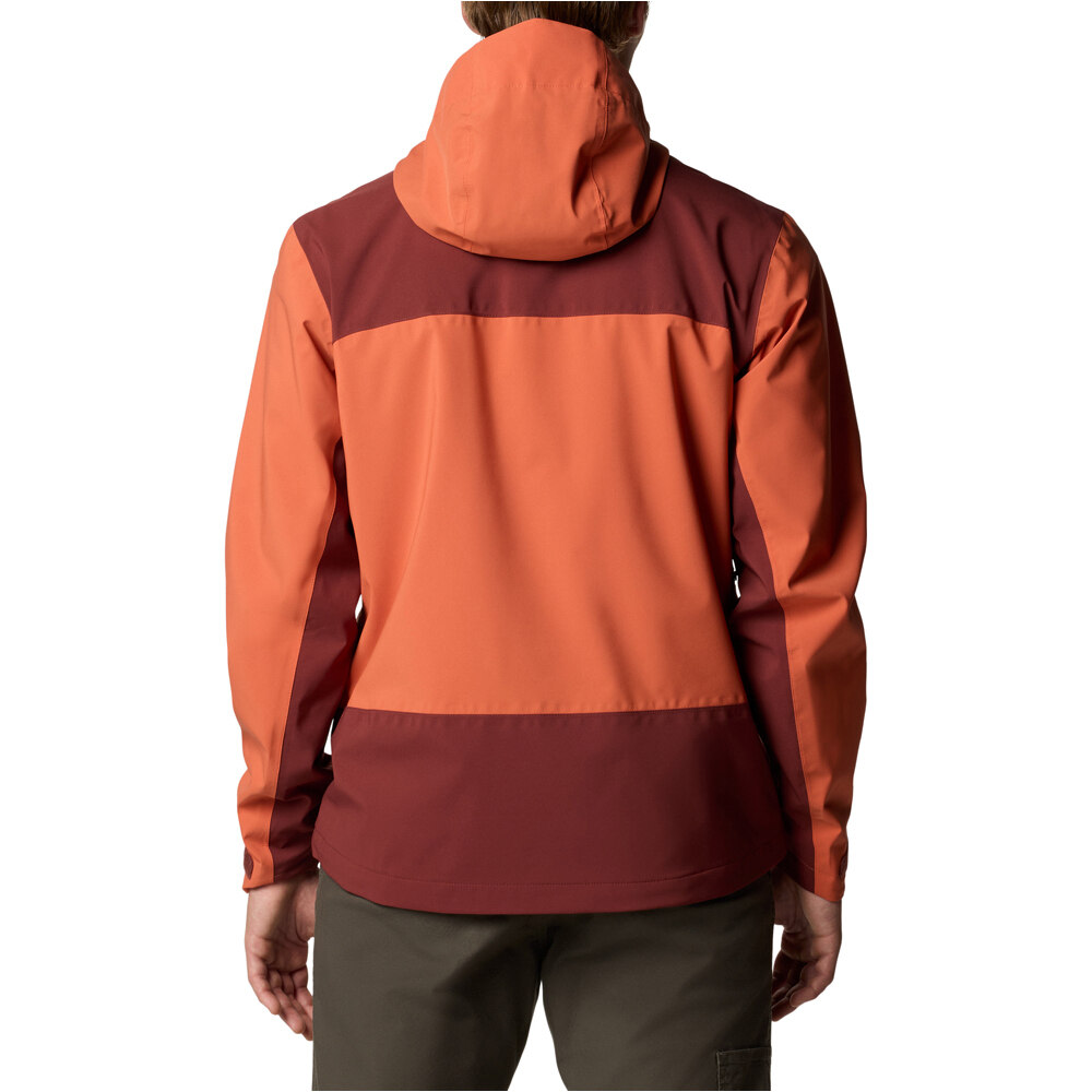 Columbia chaqueta impermeable hombre Boulder Falls Jacket vista trasera