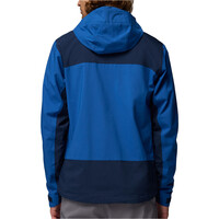 Columbia chaqueta impermeable hombre Boulder Falls Jacket vista trasera