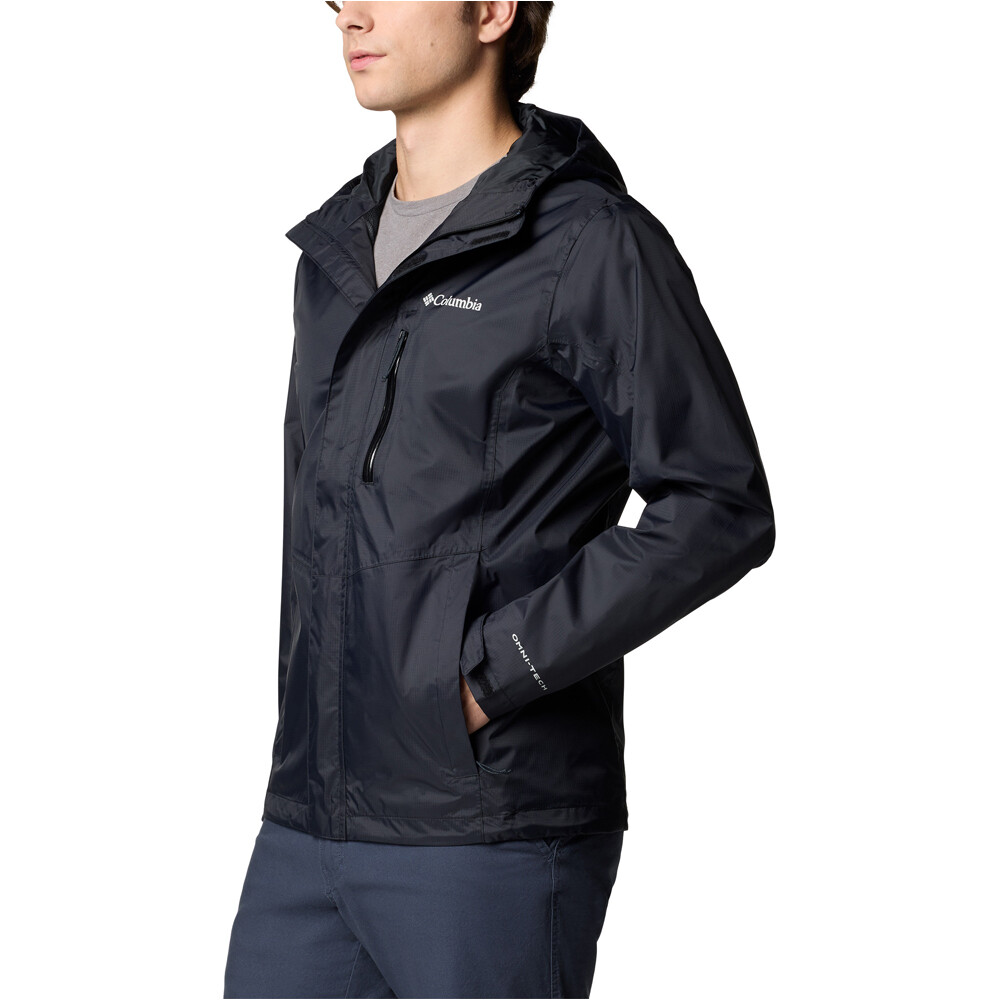 Columbia chaqueta impermeable hombre Pouring Adventure III Jacket vista detalle