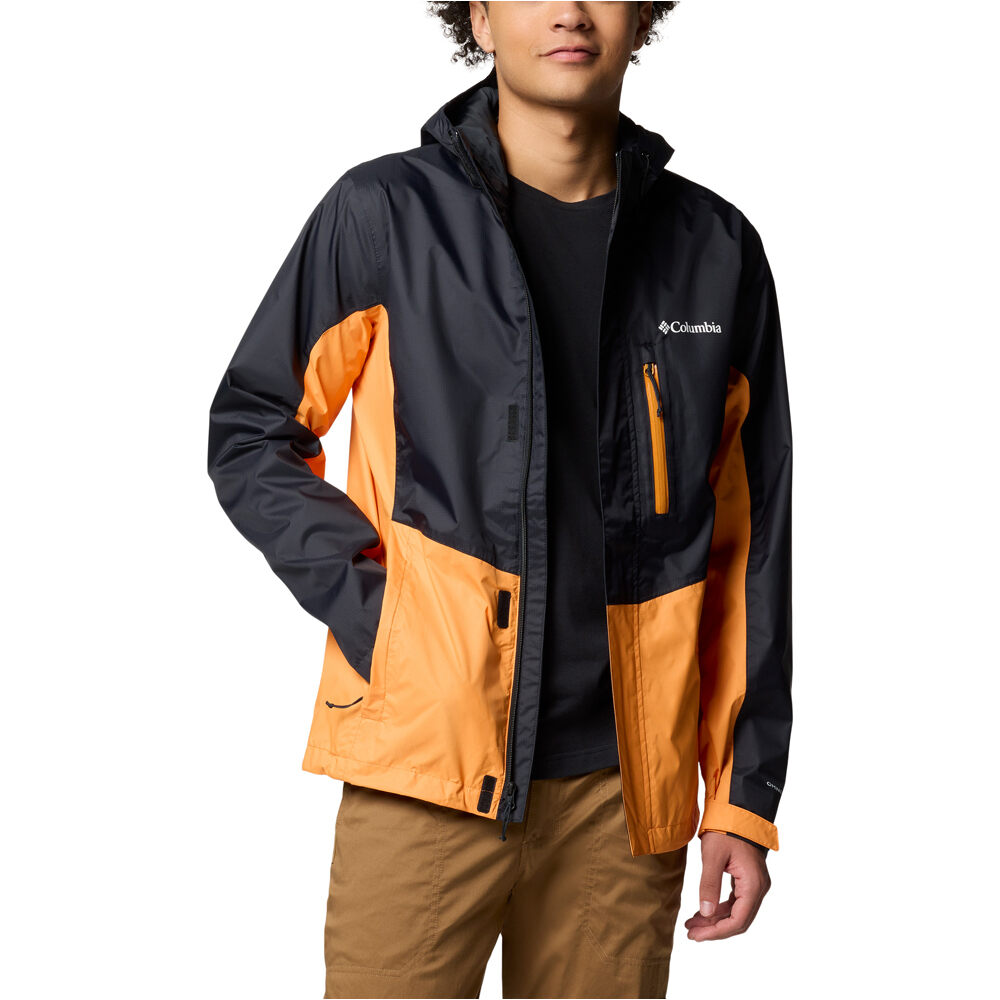Columbia chaqueta impermeable hombre Pouring Adventure III Jacket vista detalle