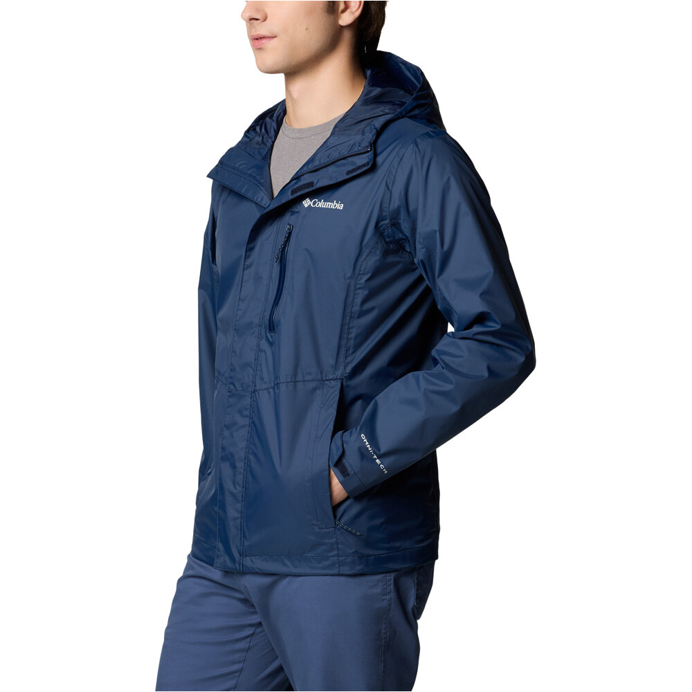 Columbia chaqueta impermeable hombre Pouring Adventure III Jacket vista detalle