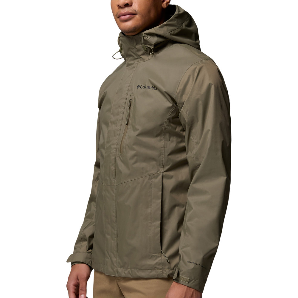 Columbia chaqueta impermeable hombre Pouring Adventure III Jacket vista detalle