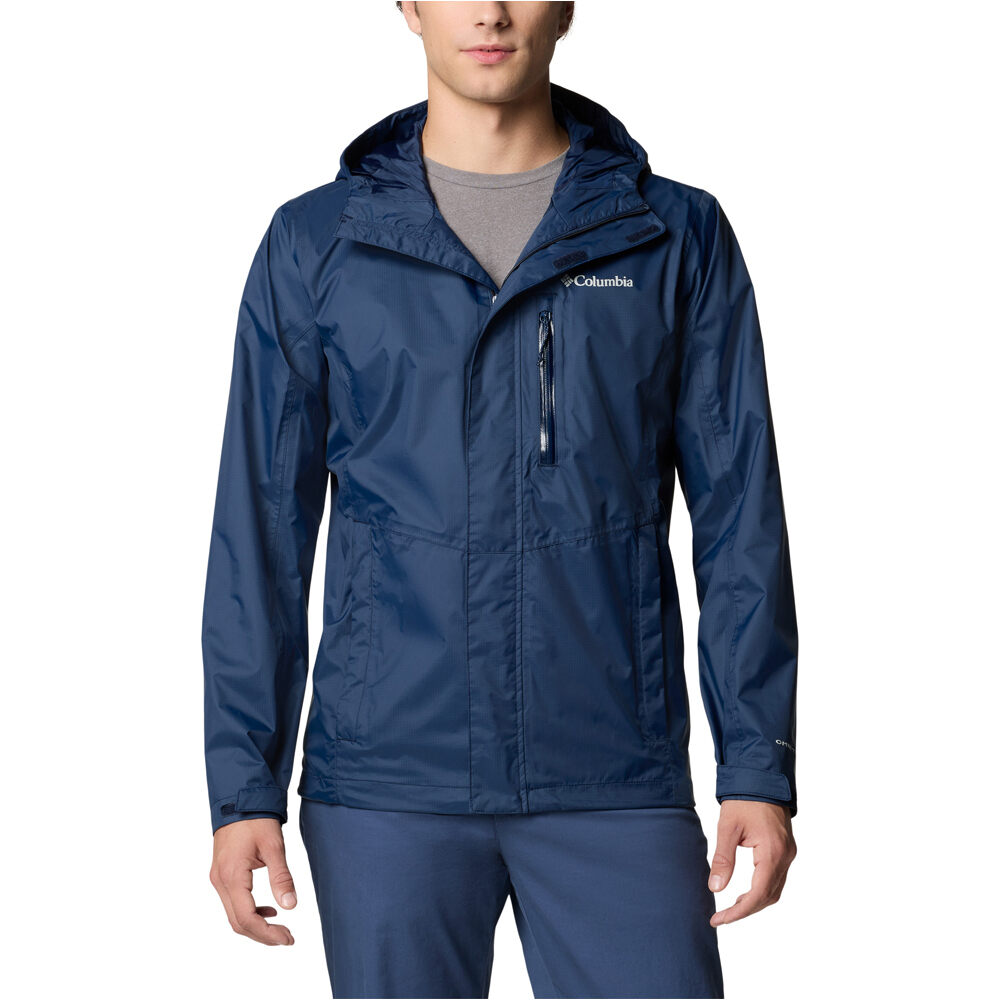 Columbia chaqueta impermeable hombre Pouring Adventure III Jacket vista frontal