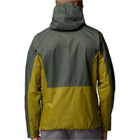 Columbia chaqueta impermeable hombre Pouring Adventure III Jacket vista trasera