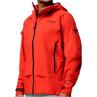 Columbia chaqueta impermeable hombre Saudan Pro 3L Shell vista detalle