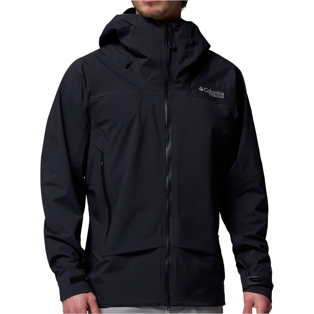 Columbia chaqueta impermeable hombre Saudan Pro 3L Shell vista frontal