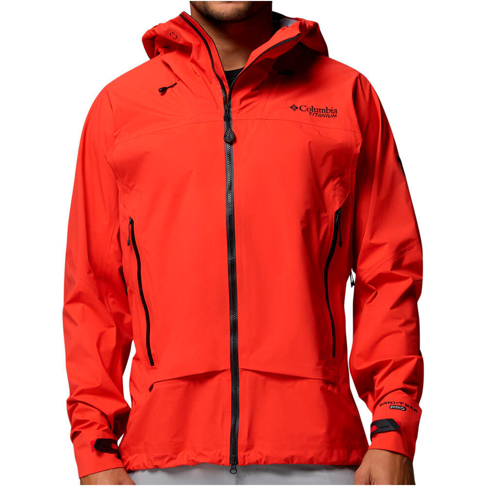 Columbia chaqueta impermeable hombre Saudan Pro 3L Shell vista frontal