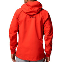 Columbia chaqueta impermeable hombre Saudan Pro 3L Shell vista trasera