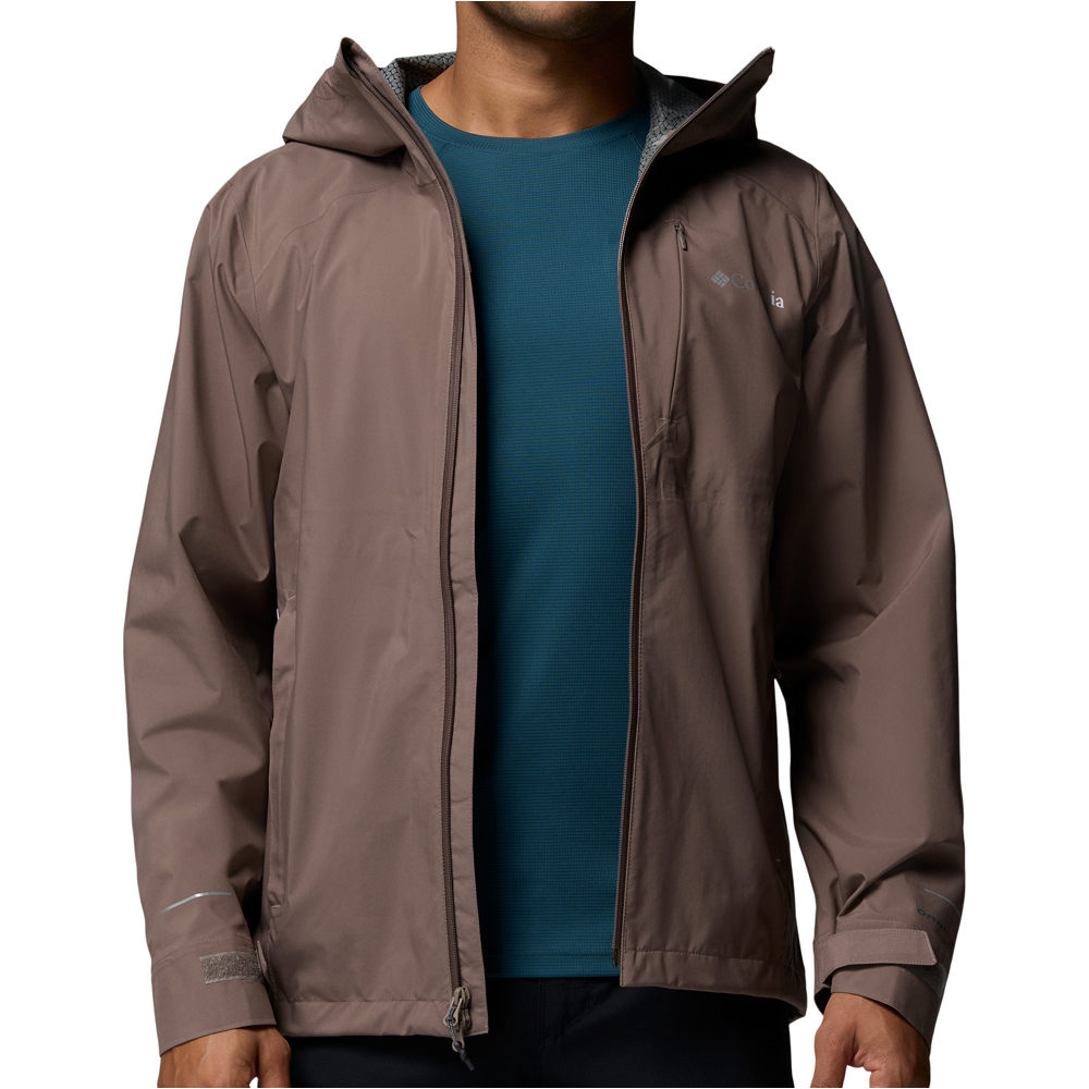 Columbia chaqueta impermeable hombre Trailborne 2.5L Shell vista detalle