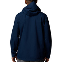 Columbia chaqueta impermeable hombre Trailborne 2.5L Shell vista trasera