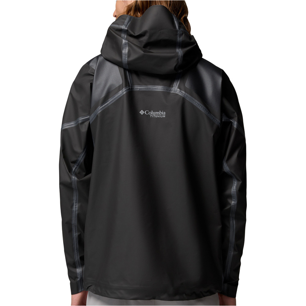 Columbia chaqueta impermeable hombre Whistler Peak Shell vista trasera