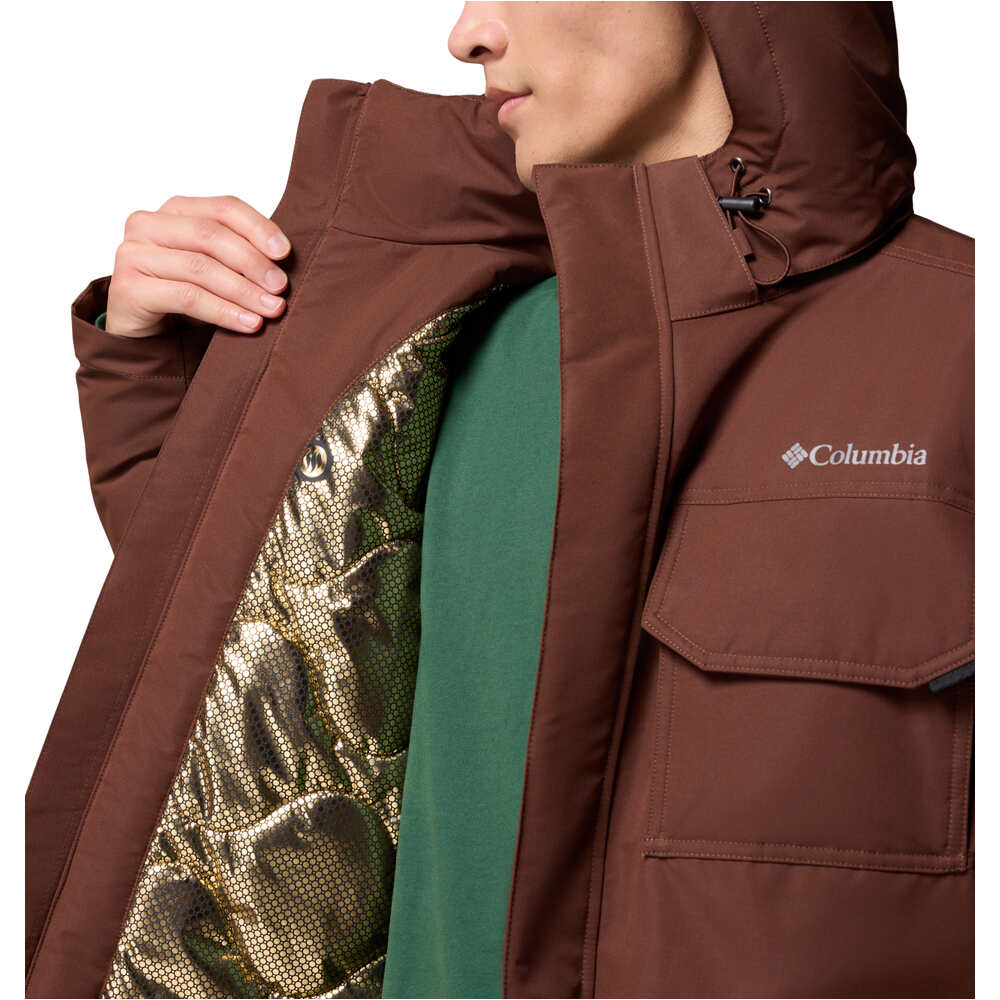 Columbia chaqueta impermeable insulada hombre Landroamer II Parka vista detalle