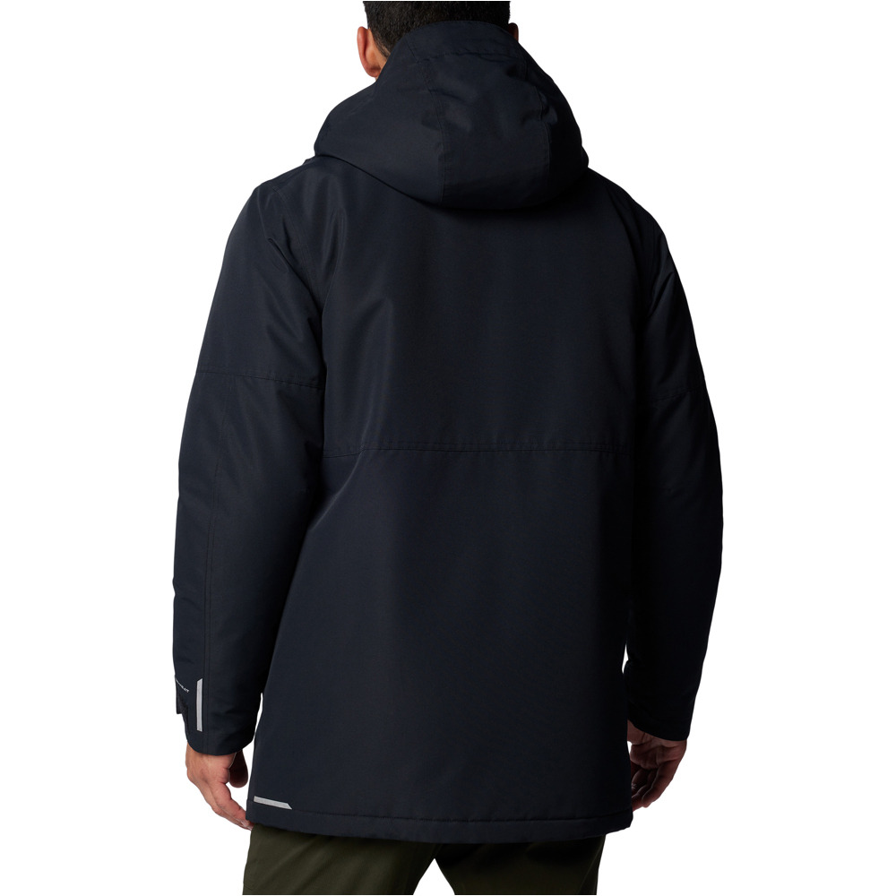 Columbia chaqueta impermeable insulada hombre Landroamer II Parka vista trasera